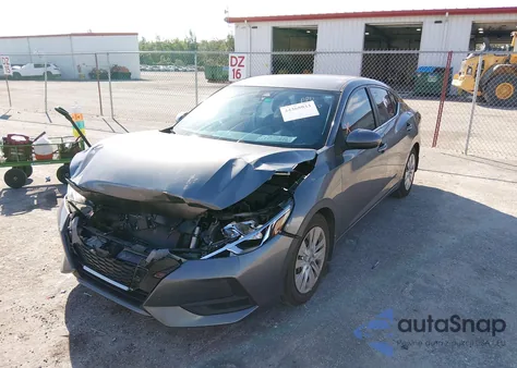 2020 Nissan Sentra S Xtronic Cvt z USA, uszkodzony, nr VIN 3N1AB8BV4LY256290